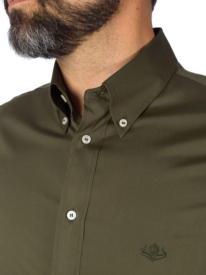 Camisa Caza Hombre Strech Verde PASION MORENA